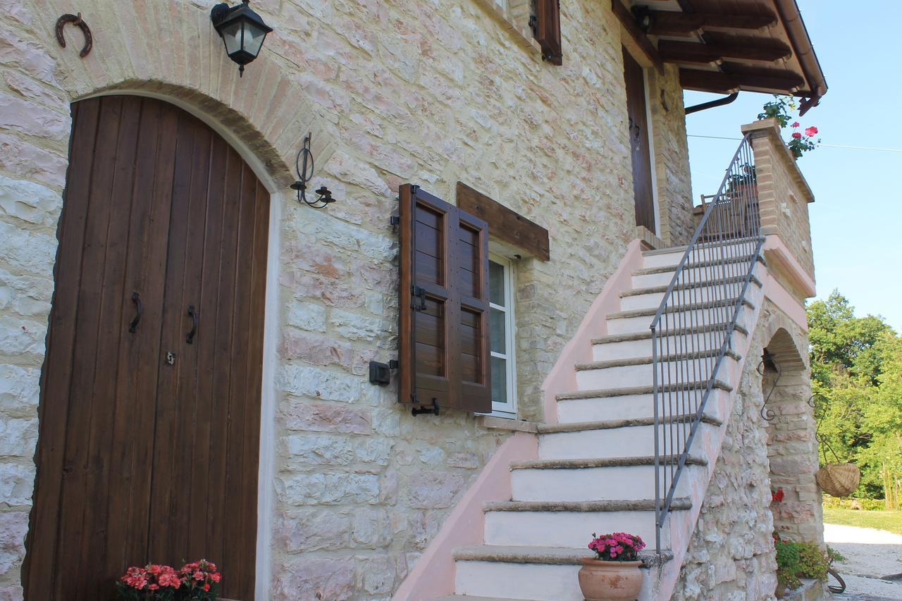 Serra SantʼAbbondio B&B Il Poggetto מראה חיצוני תמונה
